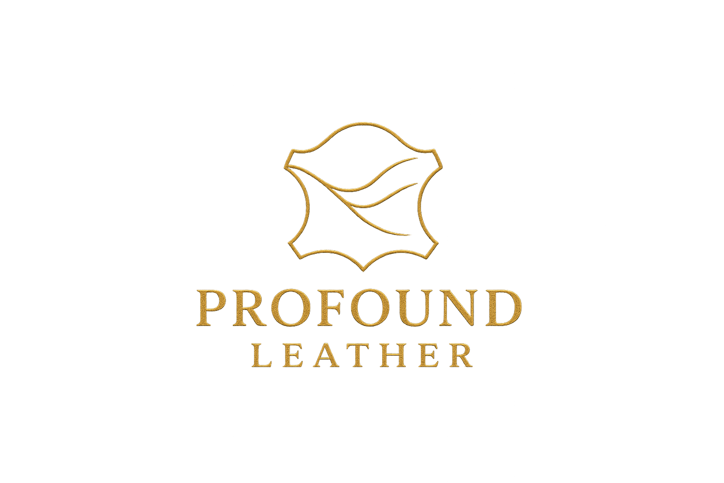 modern classy logo for business that customizable leather, named Profound Leather